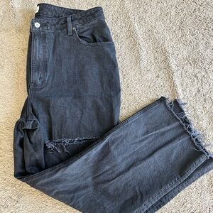 Abercrombie & Fitch Women's Boyfriend Jeans - Black